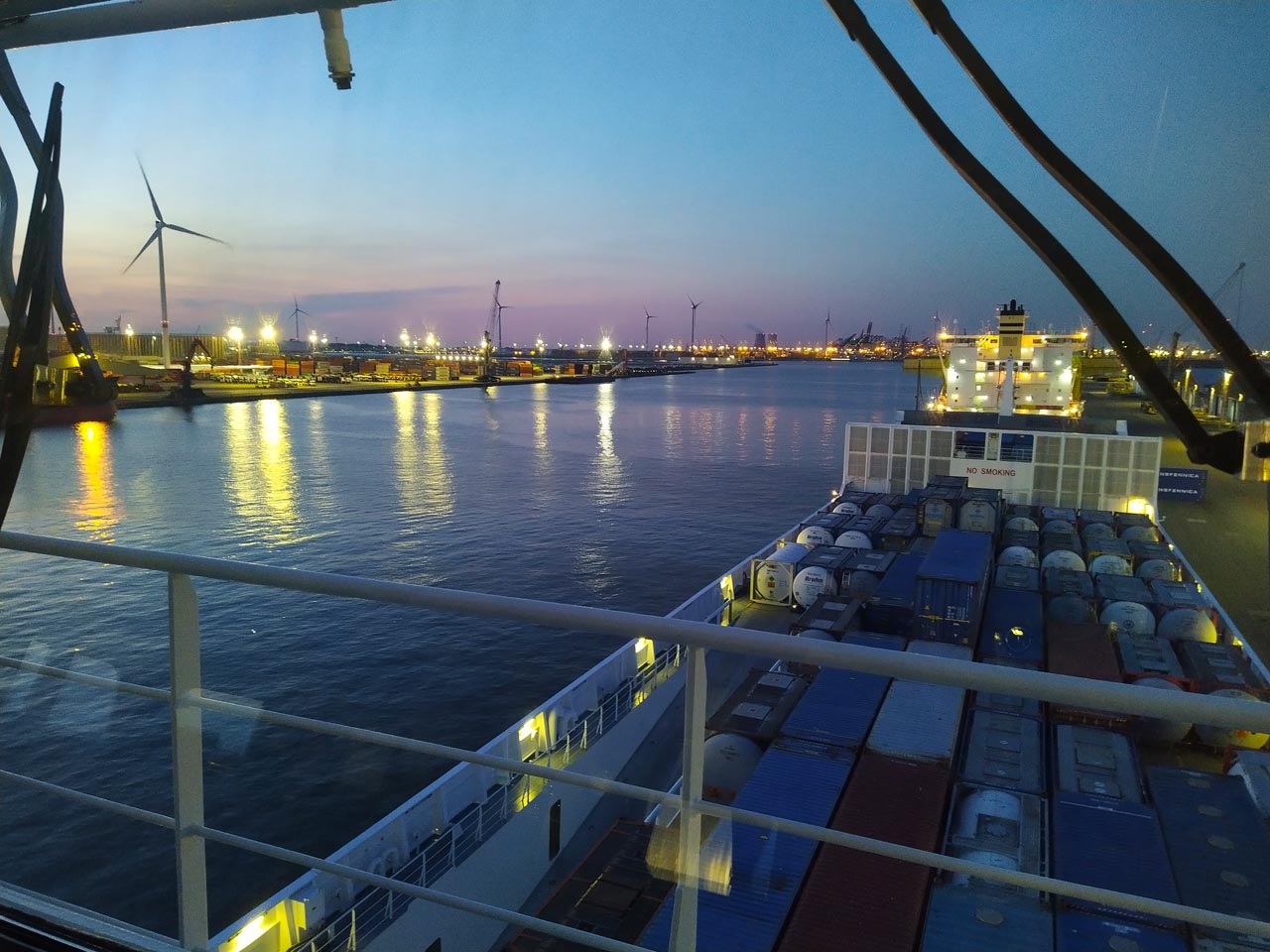 Vrachtschip Timca - voordek
