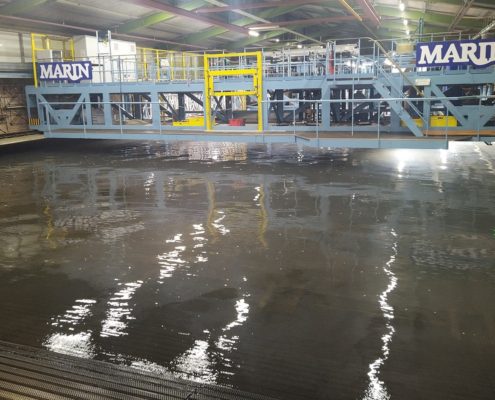 water bassin bij Marin