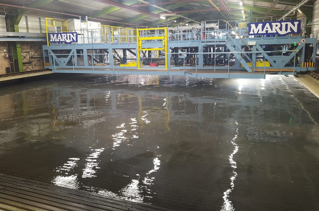 water bassin bij Marin