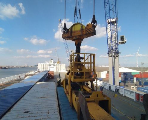 laden van containers