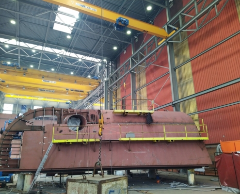 schip in aanbouw Royal Bodewes