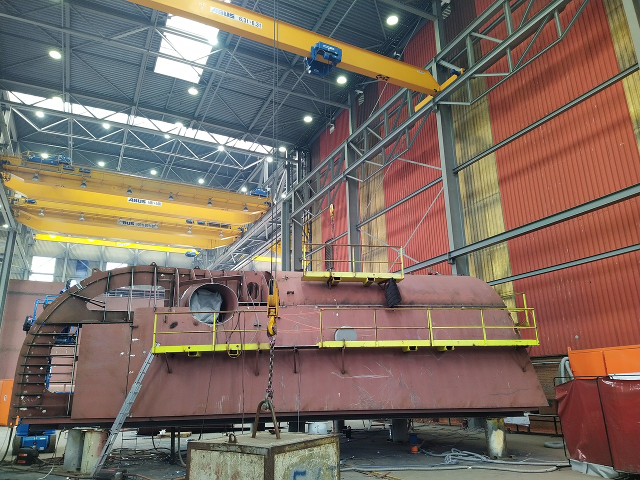 schip in aanbouw Royal Bodewes